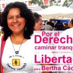La autoridad golpista de Honduras dicta auto de prisión para Bertha Cáceres, coordinadora del COPINH y defensora de los Derechos Humanos.